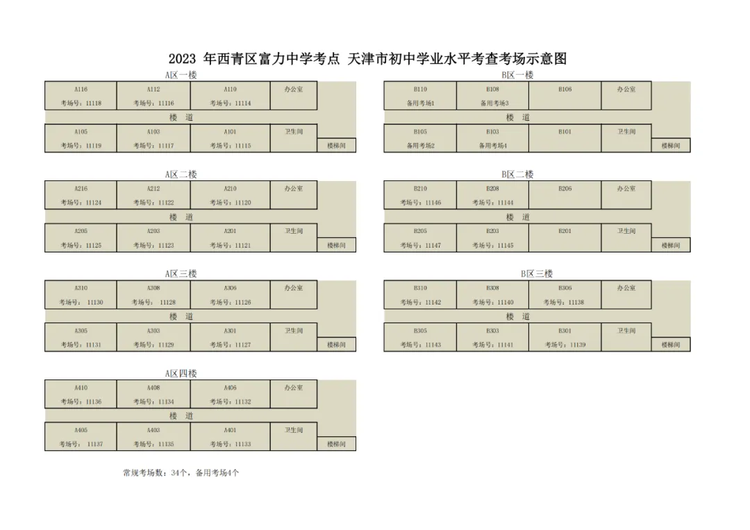 周六开考!西青区中考考点分布示意图→-第17张图片-四季读书网