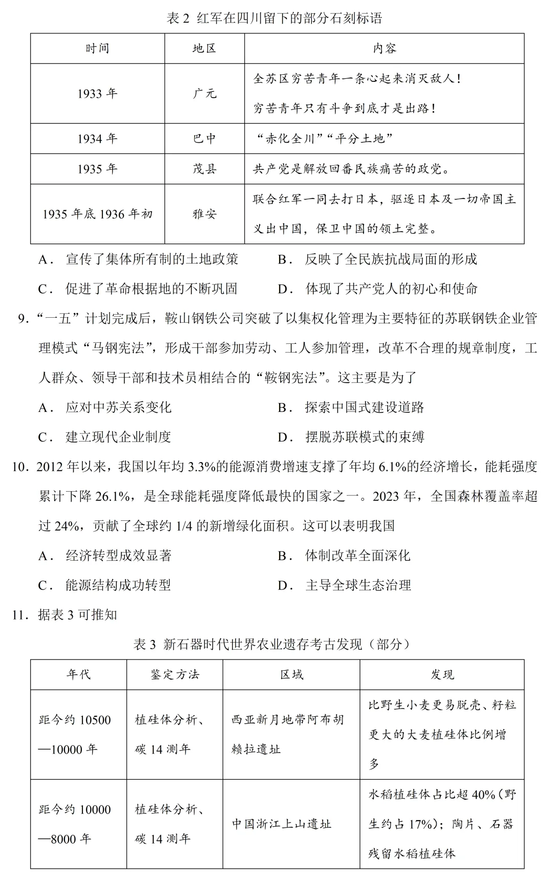 最新模考| 2026届四川省部分学校高三下学期模拟预测历史试题和答案 第5张 最新模考| 2026届四川省部分学校高三下学期模拟预测历史试题和答案 第5张