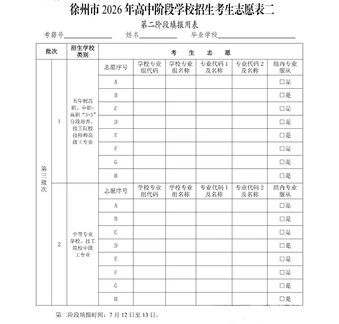 徐州市2026年中考招生政策发布 第3张 徐州市2026年中考招生政策发布 第3张