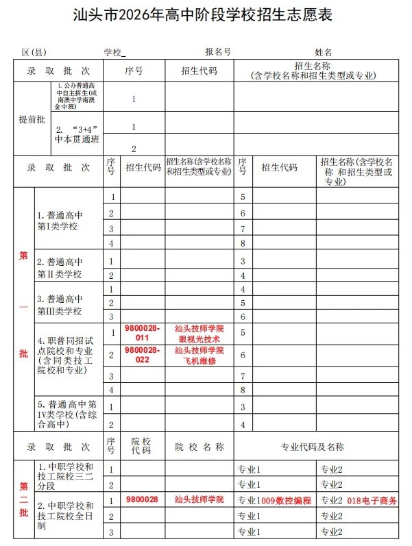 2026汕头中考志愿攻略:汕头技师学院＂职普同招＂首批专业及25个全日制专业报考指南 第25张