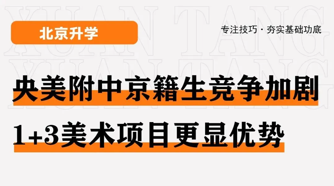 备战北京美术中考|轩唐画室北区中考班招生简章正式开启,助你冲刺名校 第6张
