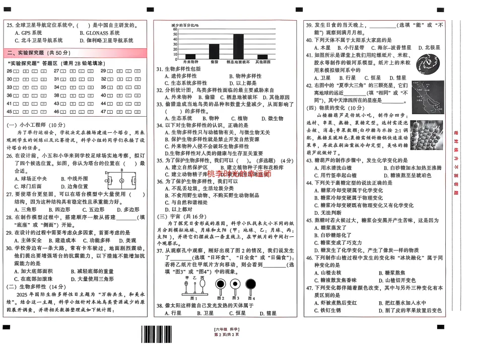 昆明市往年小升初毕业考真题试卷-第9张图片-四季读书网 昆明市往年小升初毕业考真题试卷-第9张图片-四季读书网
