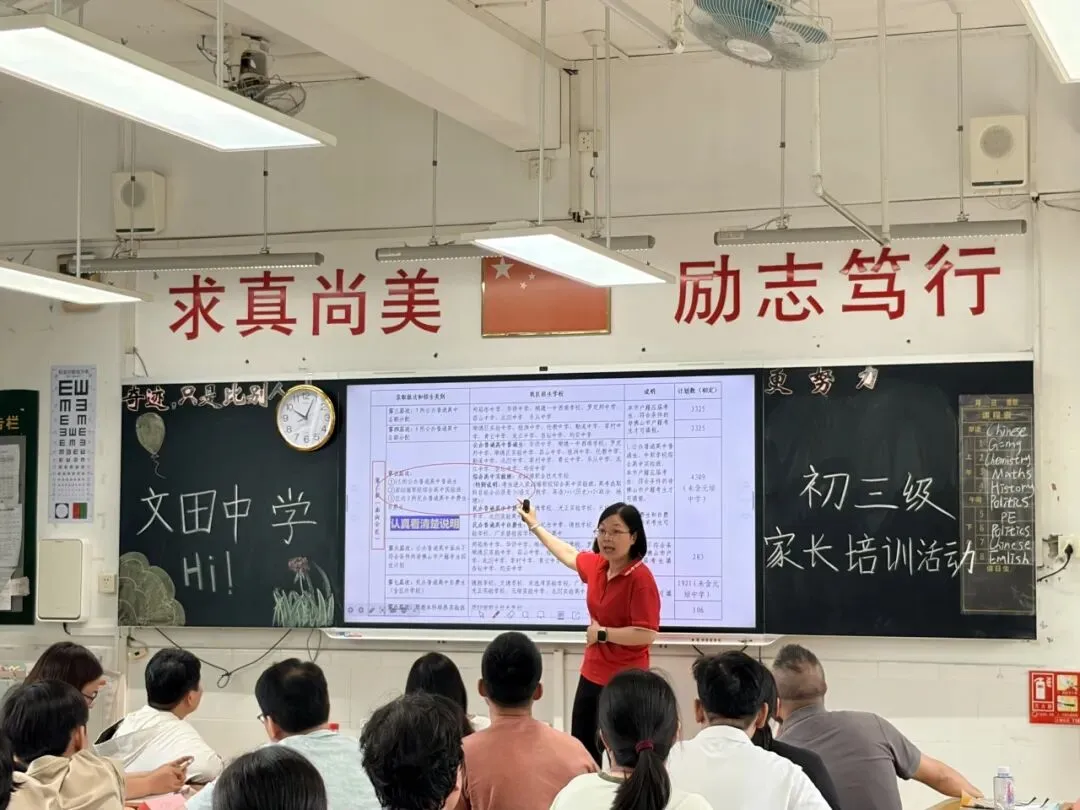 精准把脉明方向 家校同心赢中考——文田中学初三级家长培训活动 第36张 精准把脉明方向 家校同心赢中考——文田中学初三级家长培训活动 第36张