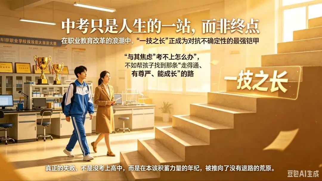 中考后无学可上?别急着让孩子进厂打工!这3条路比“混社会”靠谱多了 第6张 中考后无学可上?别急着让孩子进厂打工!这3条路比“混社会”靠谱多了 第6张