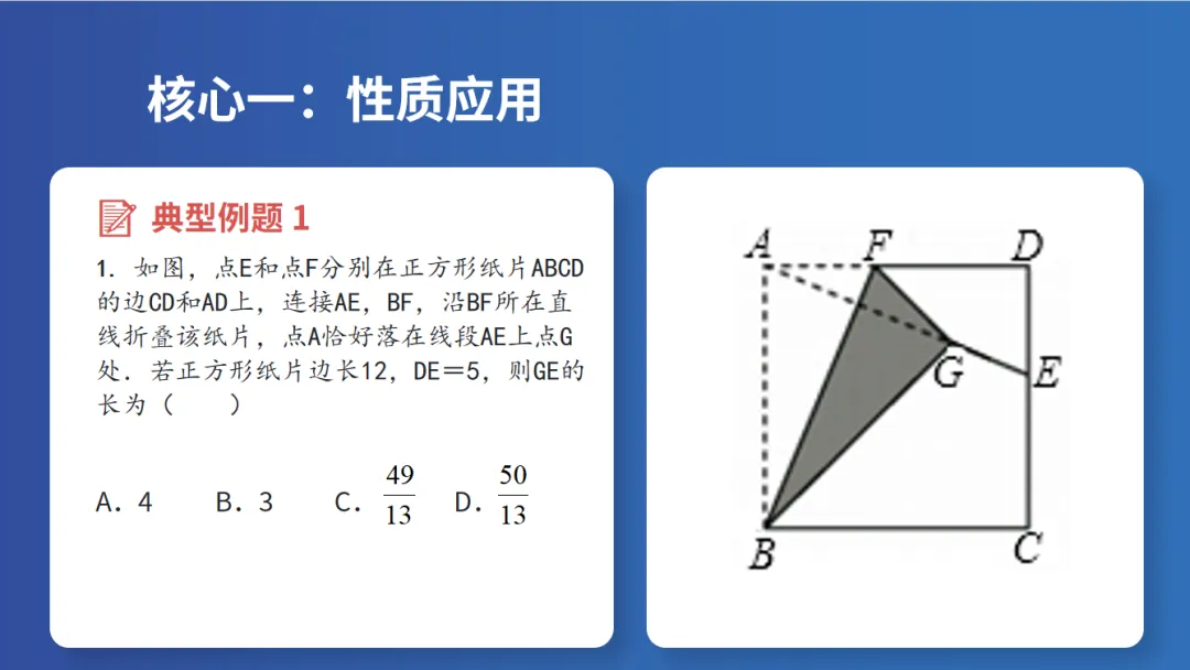 中考几何专题课:折叠 第5张