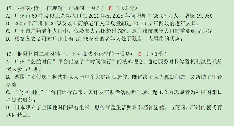 执信中学中考二模试题及解析(含作文精析+范文) 第13张 执信中学中考二模试题及解析(含作文精析+范文) 第13张