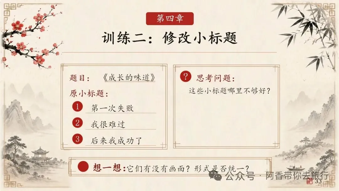 中考作文小标题的运用技法 第27张