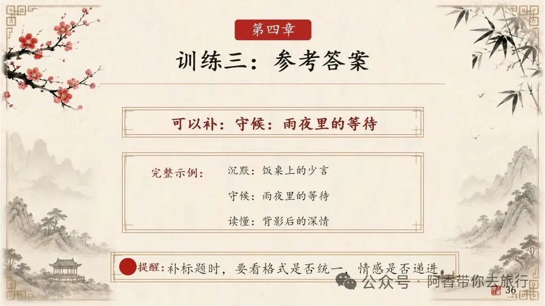中考作文小标题的运用技法 第30张