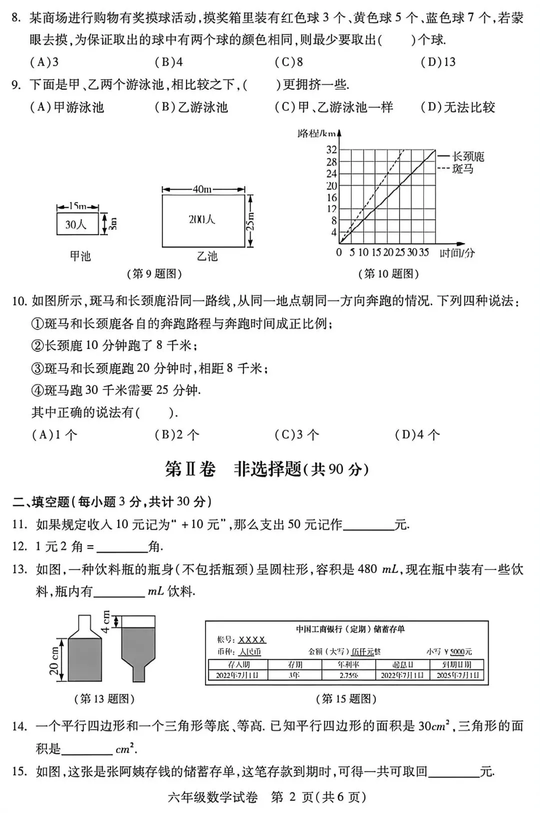 2025年南岗区六年级下册数学期末考试试卷分析以及2026备考指南 第11张 2025年南岗区六年级下册数学期末考试试卷分析以及2026备考指南 第11张