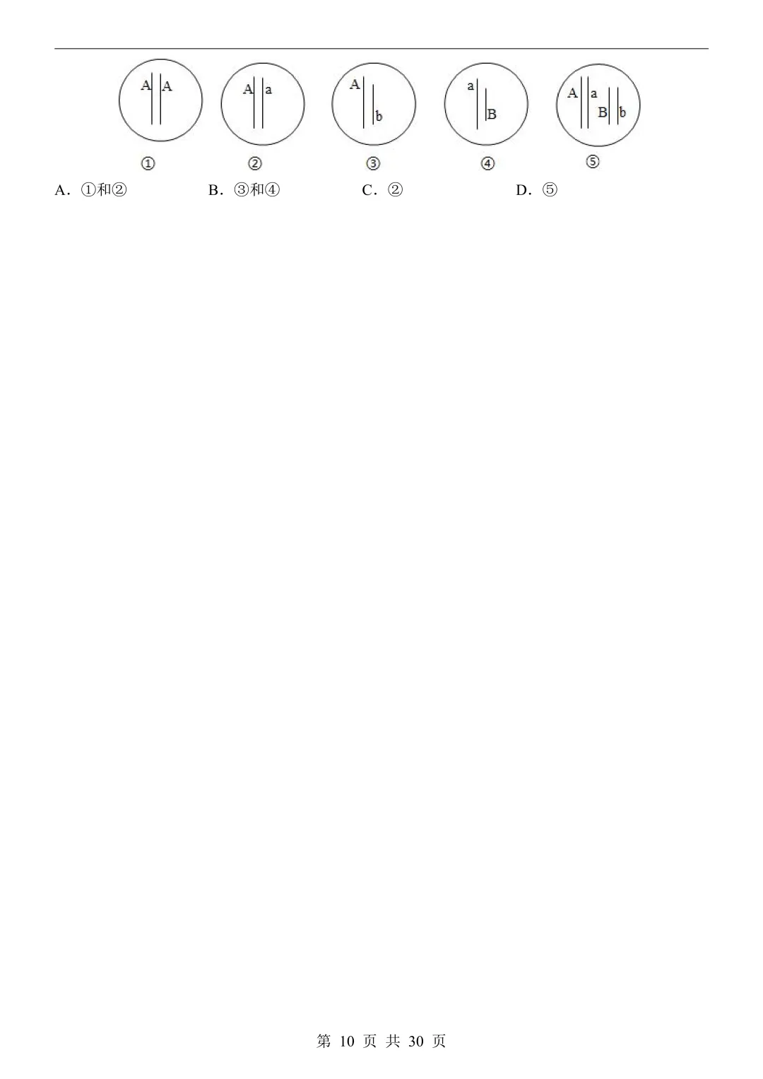 26年广东中考生物模拟冲刺卷(附答案详解+答题卡) 第10张 26年广东中考生物模拟冲刺卷(附答案详解+答题卡) 第10张