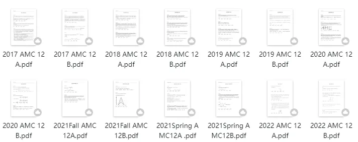 AMC12数学竞赛真题+答案解析免费领!深度解析AMC12竞赛真题难度如何? 第2张 AMC12数学竞赛真题+答案解析免费领!深度解析AMC12竞赛真题难度如何? 第2张