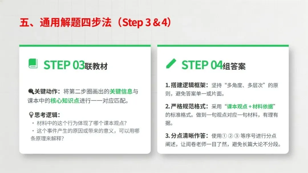 2026道德与法治中考复习题型专题十——“结合类”题解题技巧 第9张