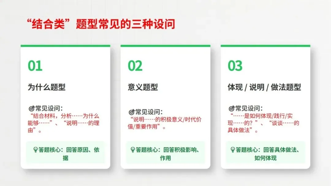 2026道德与法治中考复习题型专题十——“结合类”题解题技巧 第11张