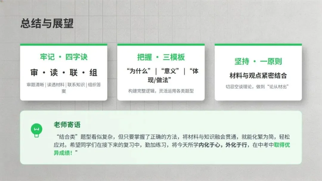2026道德与法治中考复习题型专题十——“结合类”题解题技巧 第25张