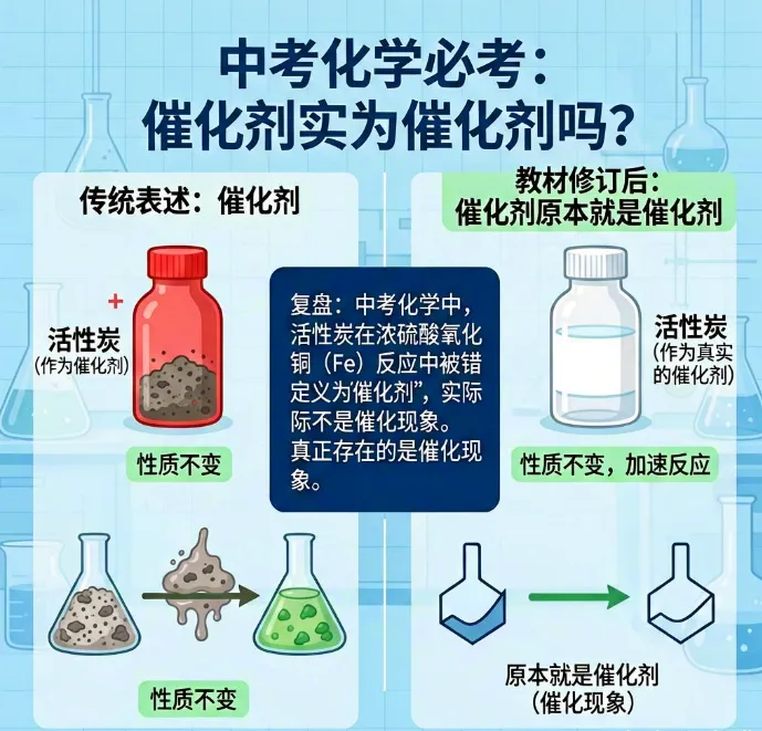 复盘:中考化学必考的催化剂其实根本不算催化剂 第1张 复盘:中考化学必考的催化剂其实根本不算催化剂 第1张