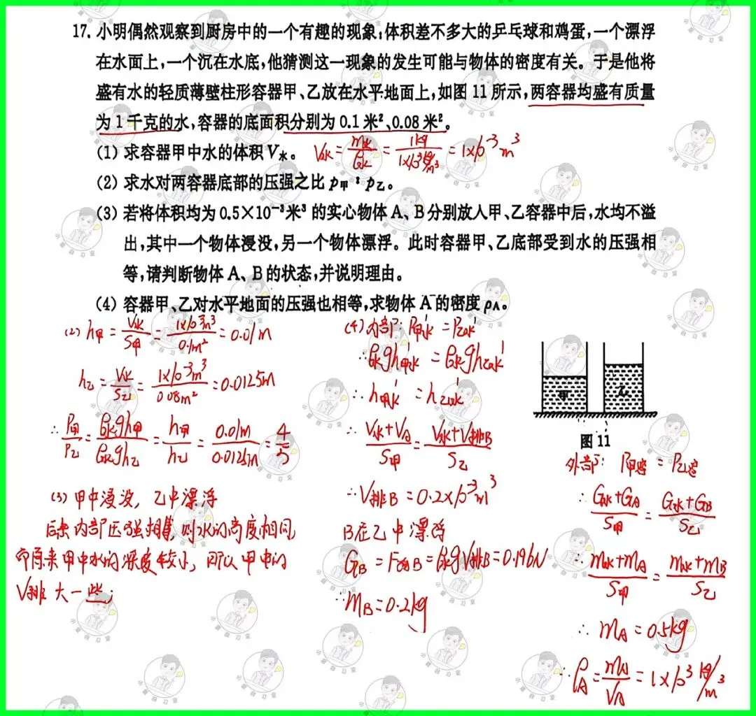 备战中考物理:解析26版灿烂在六月试卷13,上海学子的备考利器-第28张图片-四季读书网