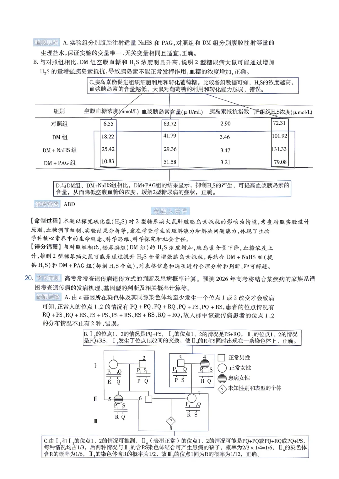【临考预测】2026高考选择性考试生物试卷与答案【黑吉辽蒙】(可下载打印) 第18张