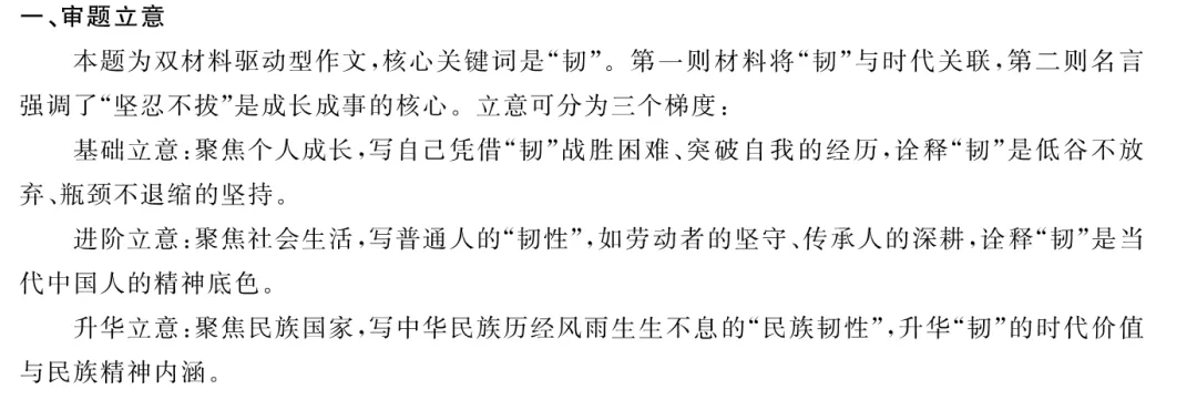 九年级模拟考试材料作文(以韧为主题)范文展示《以韧为刃,破局前行 》 第1张