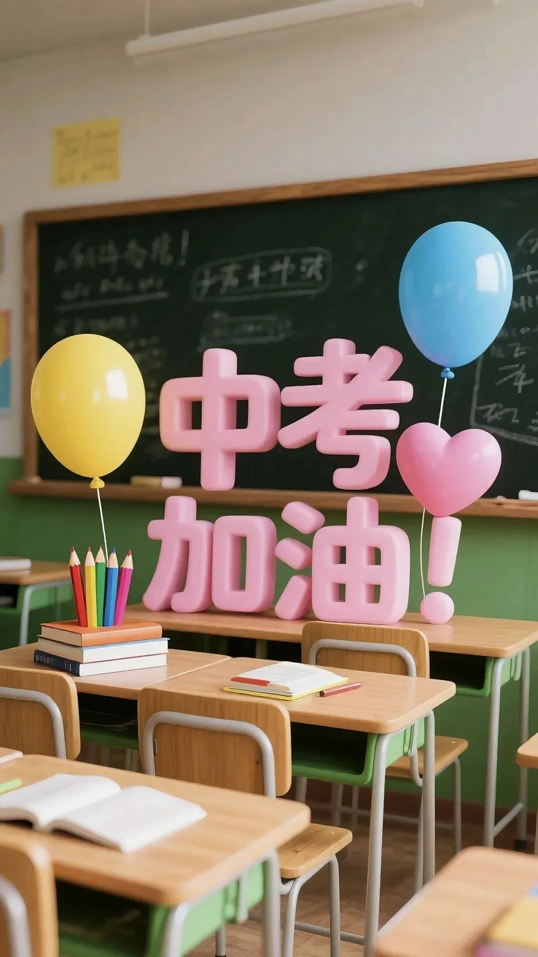 中考倒计时|以笔为剑,赴青春终章 —— 山师立人高中为中考学子加油 第3张
