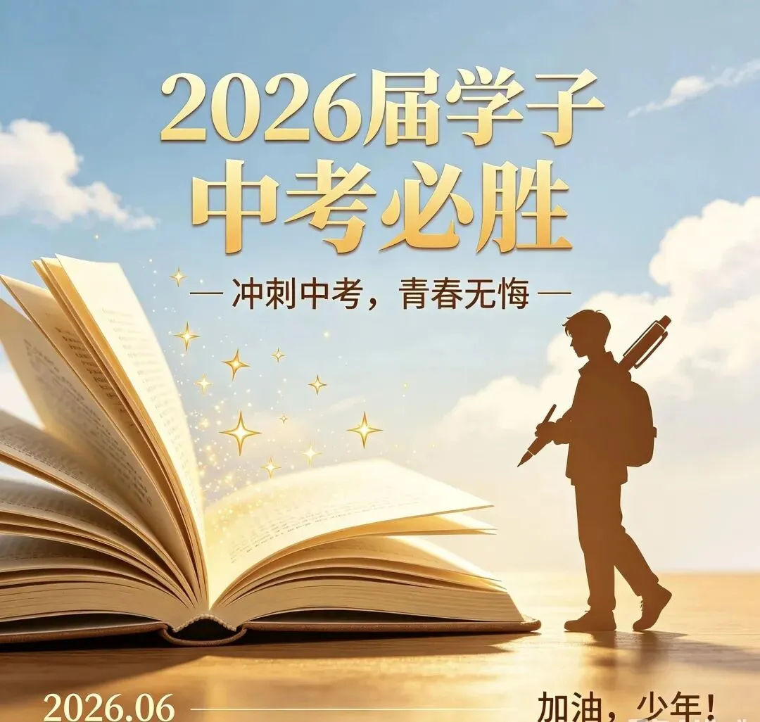 中考倒计时|以笔为剑,赴青春终章 —— 山师立人高中为中考学子加油 第4张