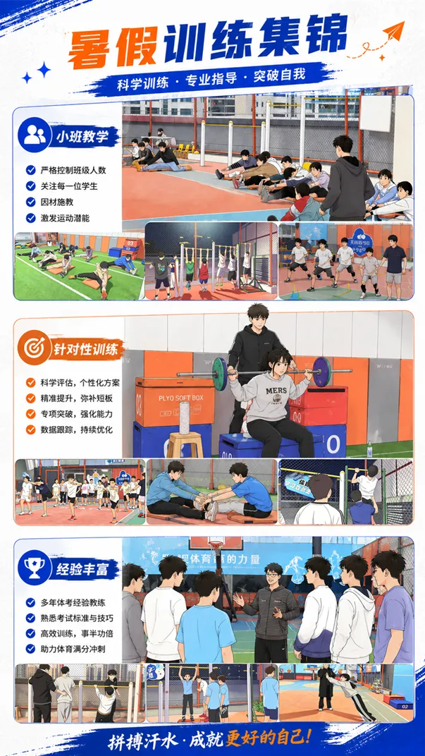 中考体育 | 2026年暑假班报名啦! 第5张
