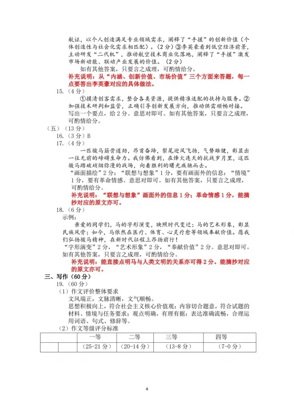【试卷分享】2026年福建莆田中考二模语文试卷 第12张