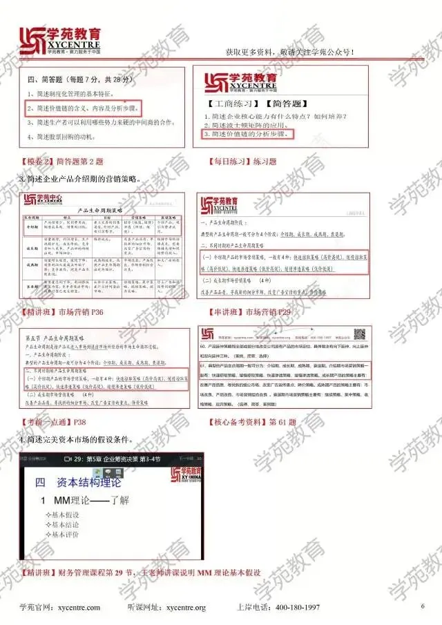 2026年同等学力申硕工商综合真题解析肖老师微信393139221-第6张图片-四季读书网