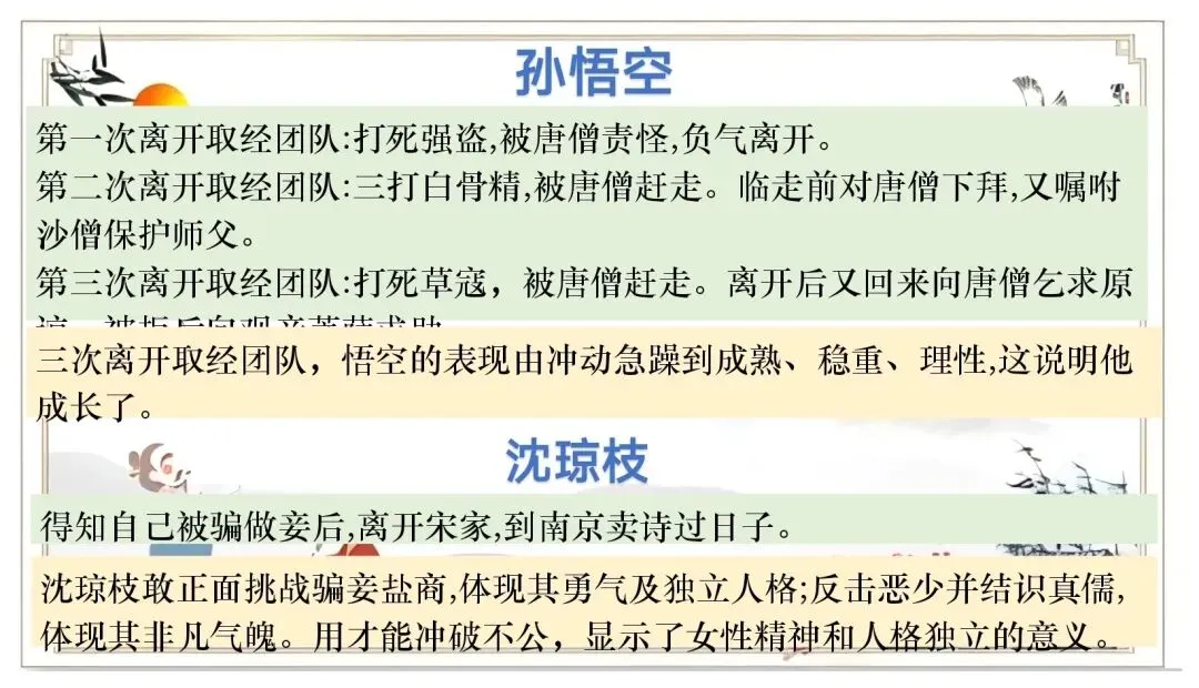 中考名著联读——十二部名著横向联读复习-第31张图片-四季读书网