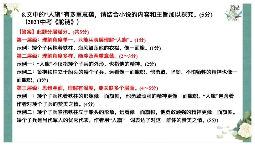 中考记叙文阅读答题技巧这样讲太赞了! 第25张