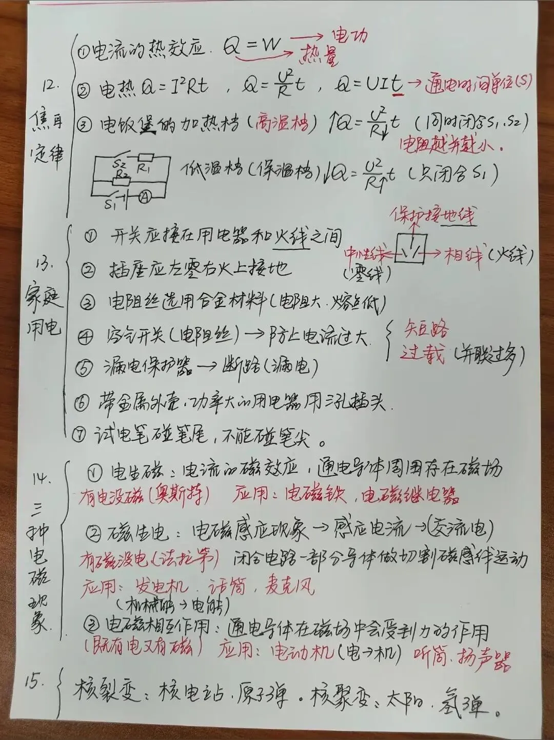 2026年中考【物理】考前速记-第4张图片-四季读书网