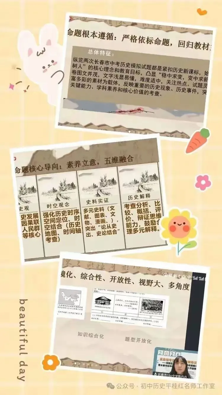 深耕学情研真题 精准施策备中考 ——双阳区初中历史吕妍岩名师工作室参加长春市初中历史平桂红名师工作室教研活动纪实 第7张