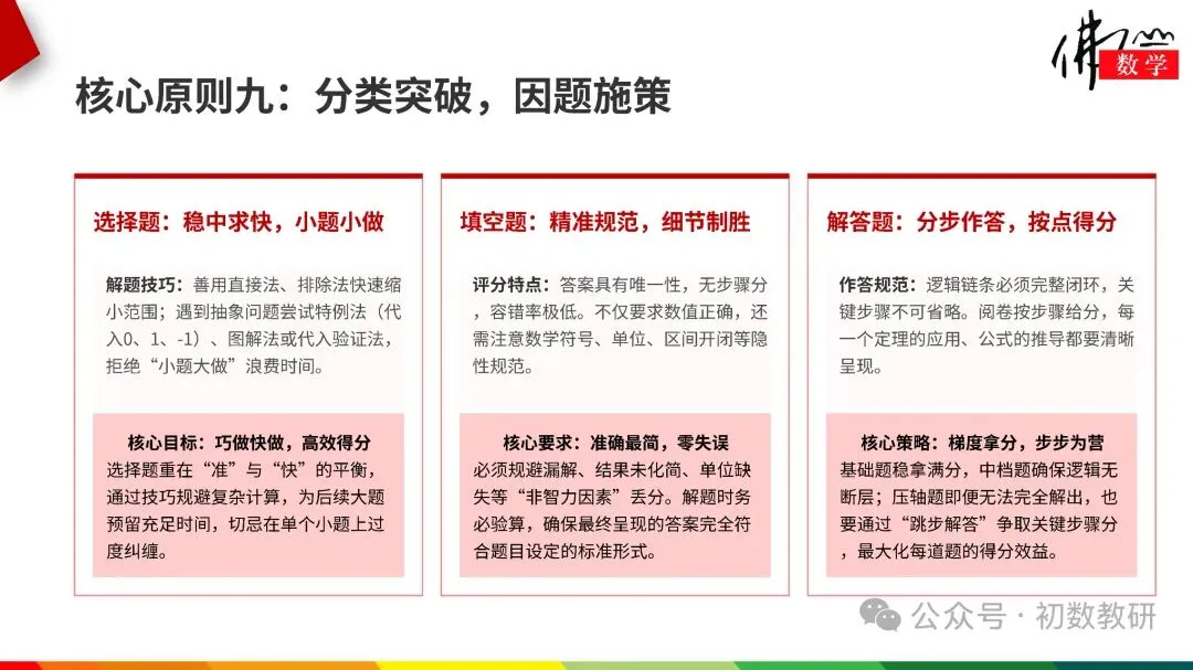 中考数学答题小贴士-第11张图片-四季读书网