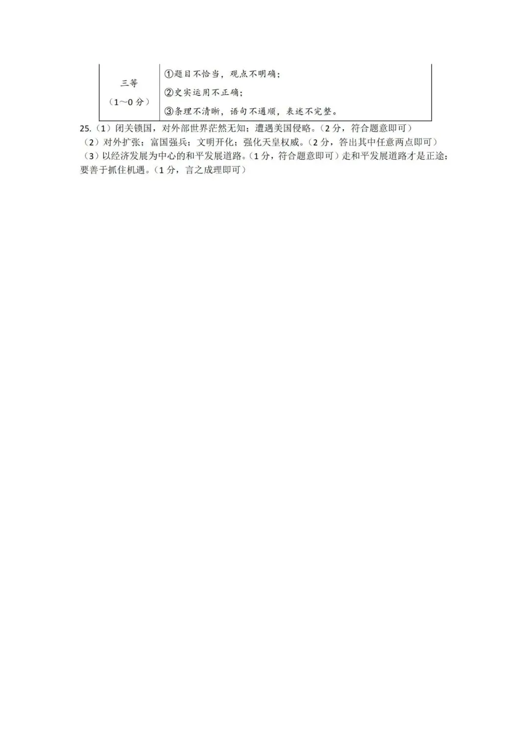 【优质模拟】2026年河南省初中学业水平考试历史模拟试题(含答案,可下载) 第10张 【优质模拟】2026年河南省初中学业水平考试历史模拟试题(含答案,可下载) 第10张