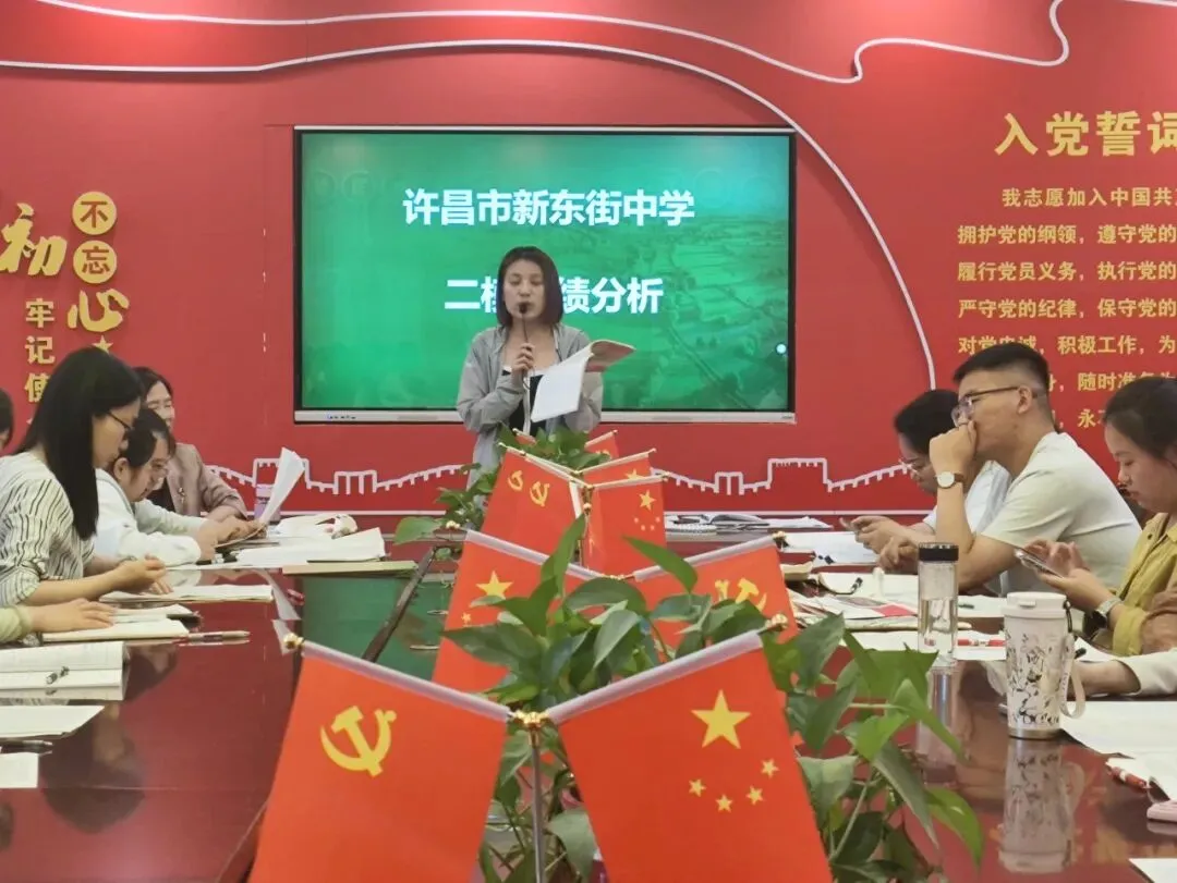 【教研】深耕学情明短板 精准施策战中考 ——许昌市新东街中学2026年九年级二模分析会纪实 第17张