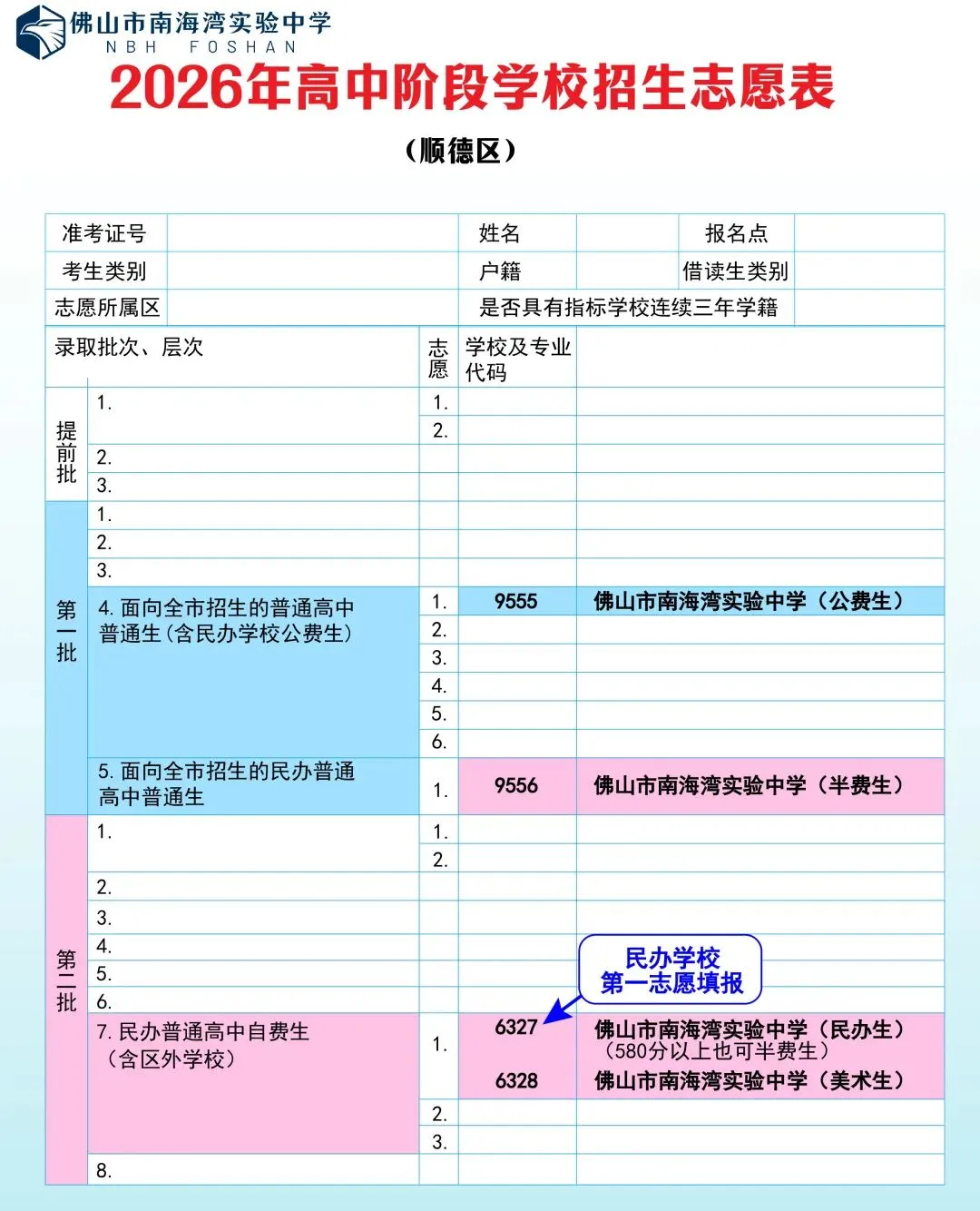 2026佛山中考志愿填报开启|南海湾中学志愿填报指南上线! 第6张