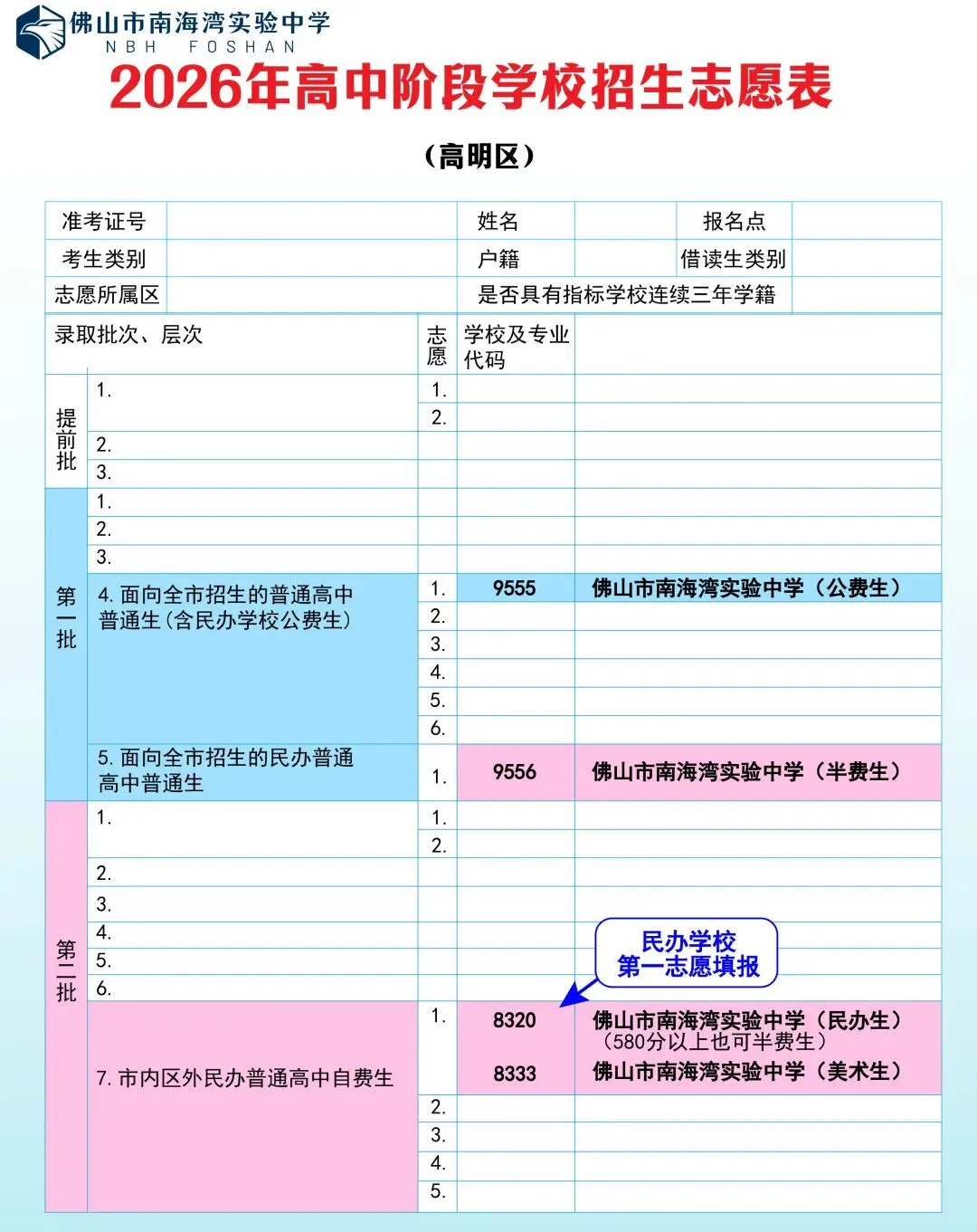 2026佛山中考志愿填报开启|南海湾中学志愿填报指南上线! 第10张