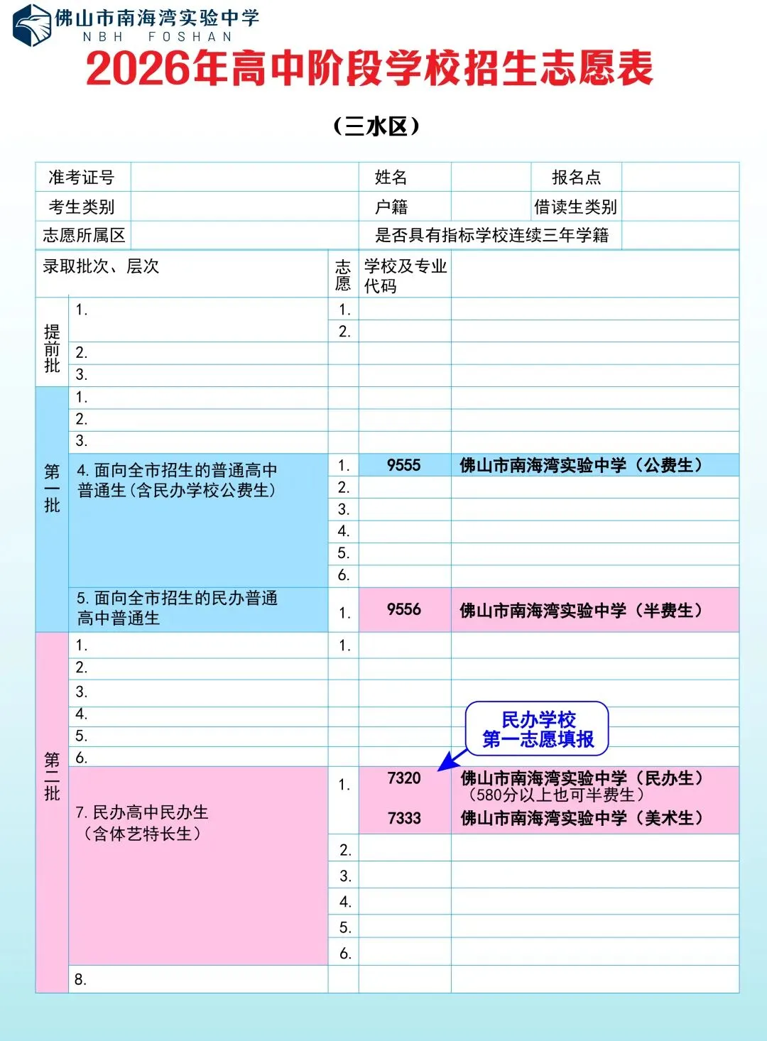 2026佛山中考志愿填报开启|南海湾中学志愿填报指南上线! 第12张