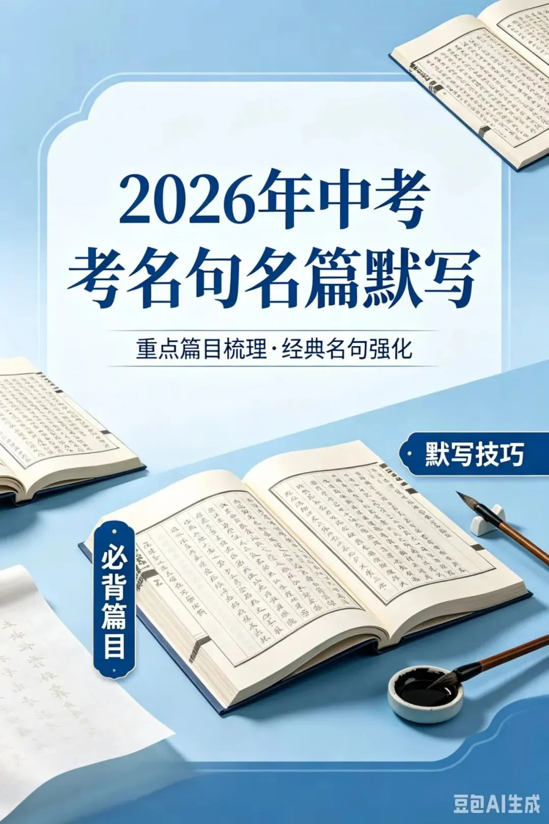 2026年中考语文二模分类汇编-名句名篇默写 第5张