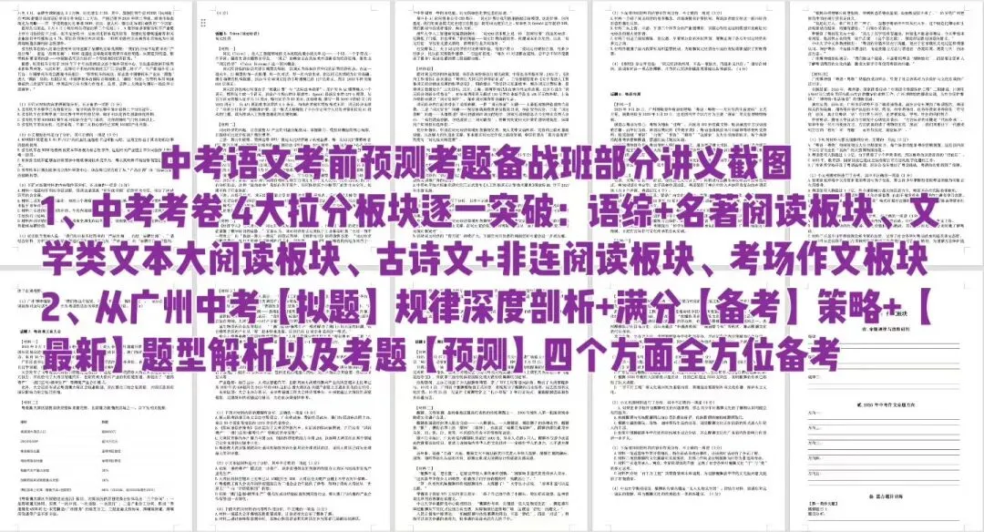 2026中考语文倒计时!别盲目刷题,抓准重点才能高效提分 第2张