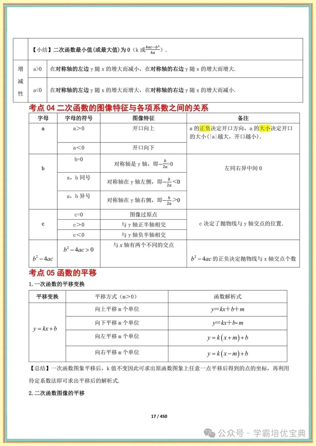 【中考复习】2026初中数学总复习手册(知识点+模型+技巧+押题全解) 第20张 【中考复习】2026初中数学总复习手册(知识点+模型+技巧+押题全解) 第20张