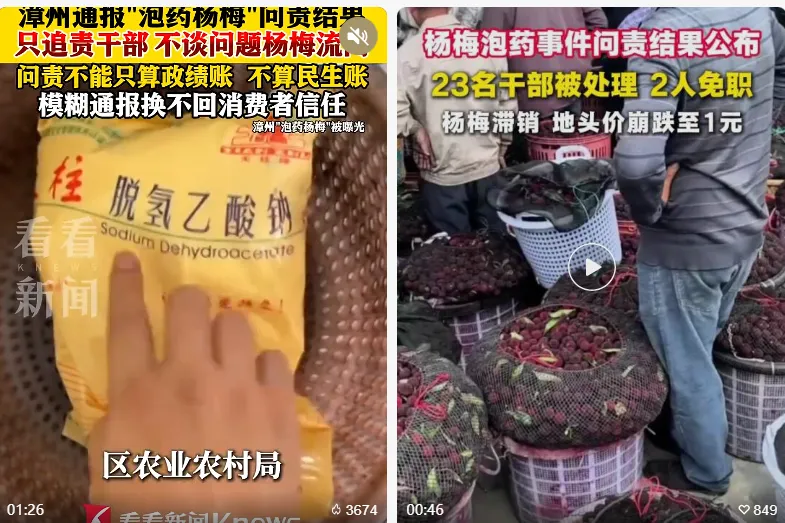 热点秒变真题!公务员视角看泡药杨梅事件 第1张