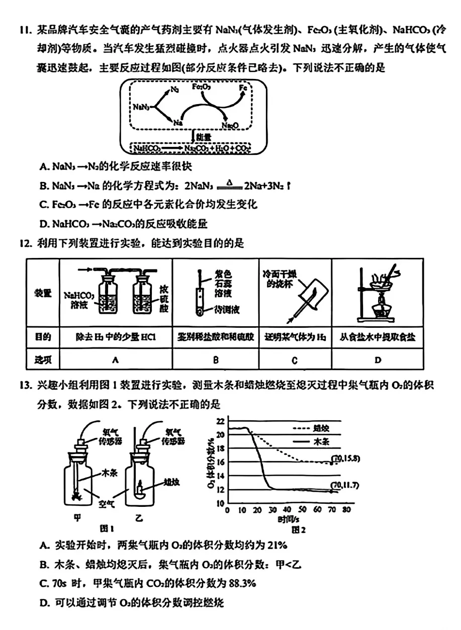 【2025中考试题】山东省中考统考化学试题及答案 第6张 【2025中考试题】山东省中考统考化学试题及答案 第6张
