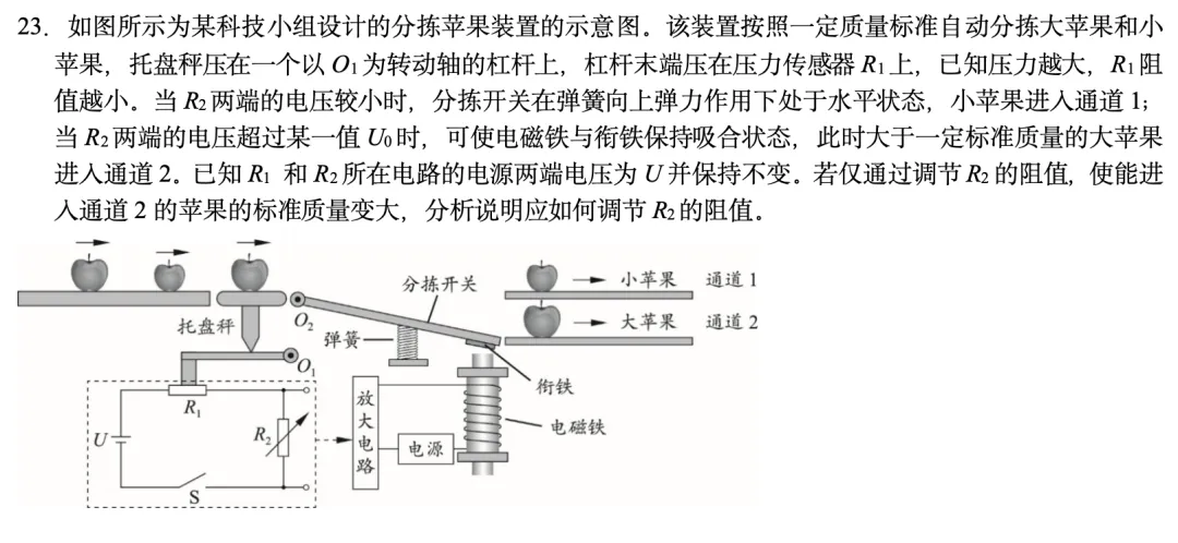 2026海淀二模物理试卷分析-第6张图片-四季读书网