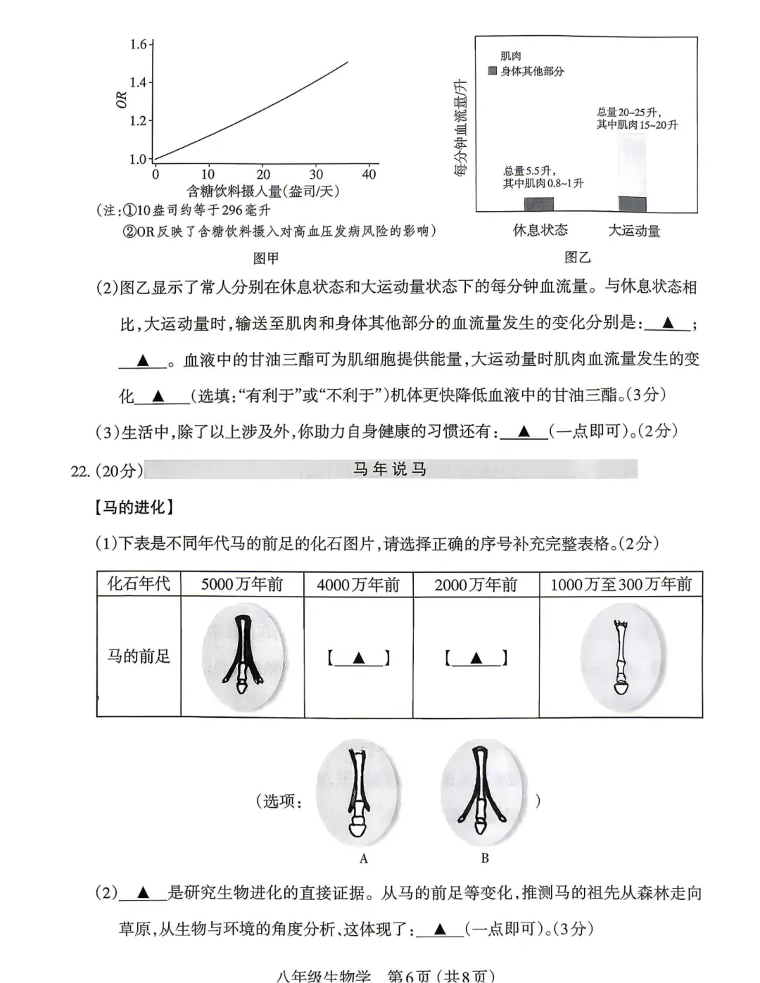 【生地】太原2026年初中学业水平模拟考试(二)-生物+答案-第7张图片-四季读书网 【生地】太原2026年初中学业水平模拟考试(二)-生物+答案-第7张图片-四季读书网