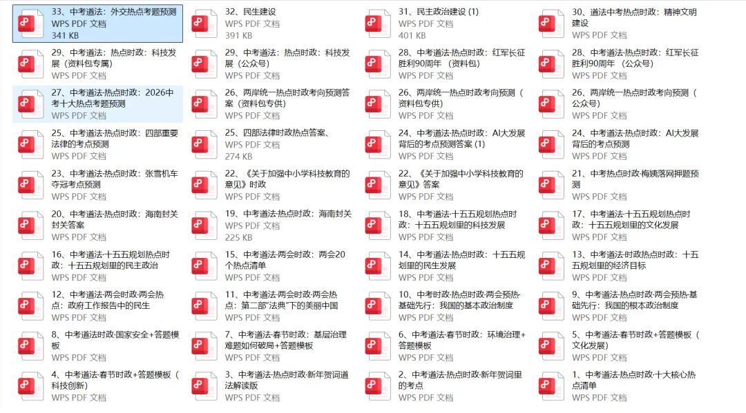 中考冲刺·热点时政精讲精练:2026两会热点练习(含答题模板) 第13张