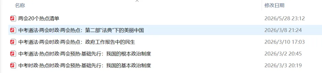 中考冲刺·热点时政精讲精练:2026两会热点练习(含答题模板) 第14张