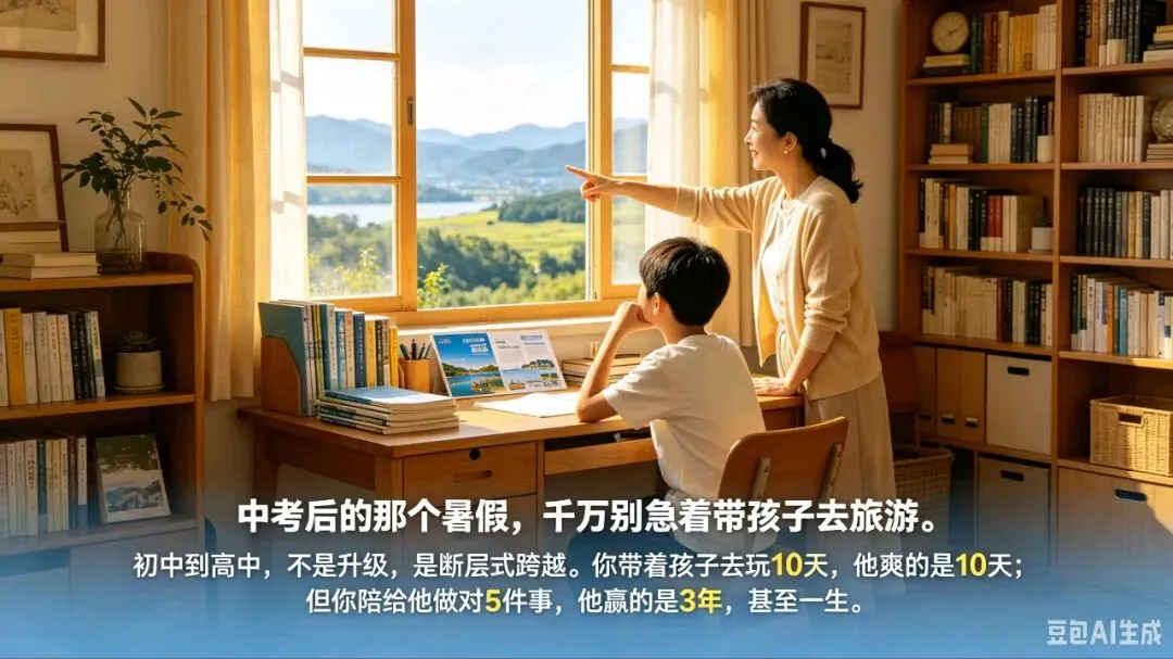 中考后千万不要去旅游!做对这5件事,悄悄改变孩子的一生 第1张