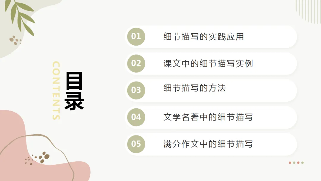 中考作文作文写作指导:细节描写 ppt 第3张