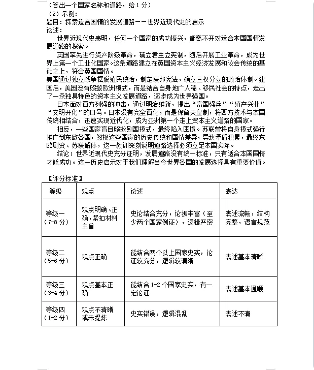 初中历史学科模拟试卷-第4张图片-四季读书网