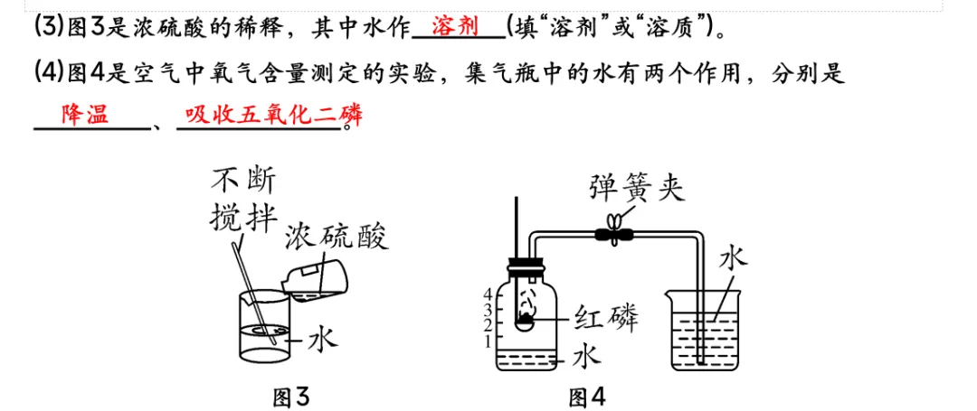 中考化学专题复习基础实验归类练 第30张